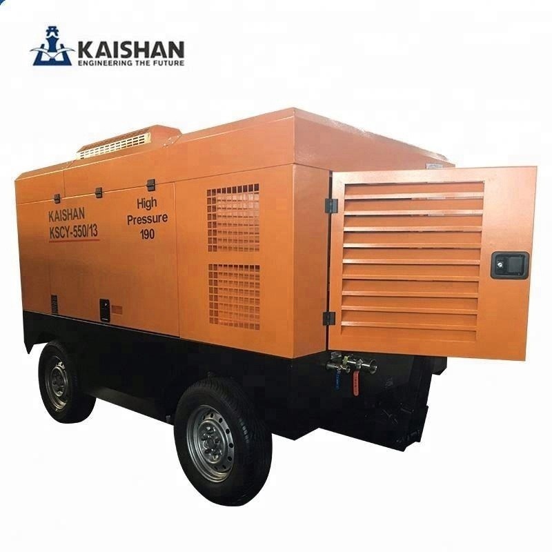 KSCY Series Trolley Air Equipment Manufacturer Portable Diesel Engine 20 Bar Screw Air Equipment - Image 4