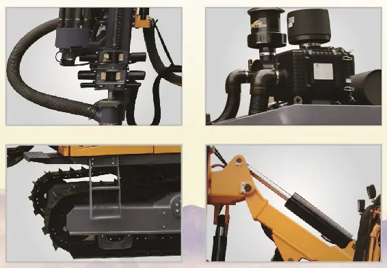 Crawler Blasting Rig ZT5 Mining Blast Hole Down The Hole Drilling Rigs With Built-in Equipment - Image 4